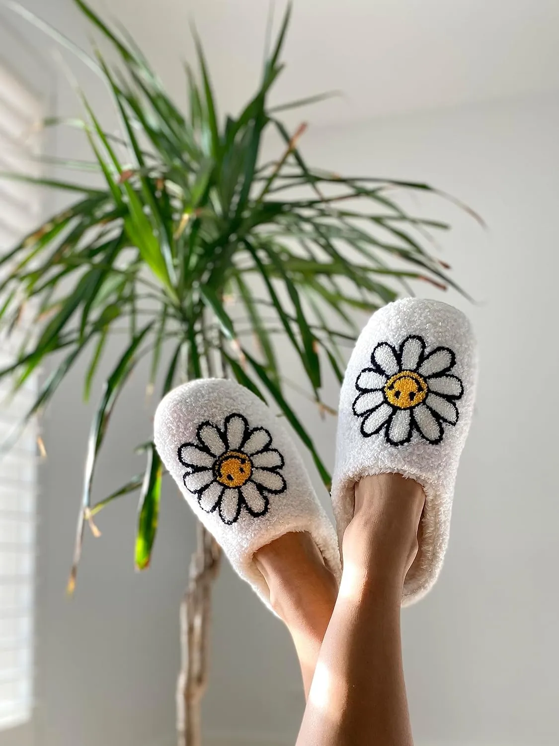 Living Royal Plush Slippers, Cozy Non-Slip Rubber Sole, Soft 100% Polyester, Silly Funny Comfortable Fuzzy Design