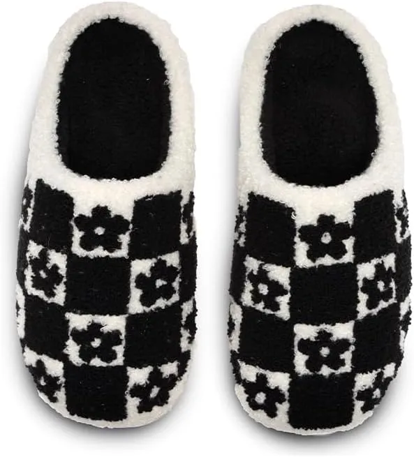 Living Royal Plush Slippers, Cozy Non-Slip Rubber Sole, Soft 100% Polyester, Silly Funny Comfortable Fuzzy Design