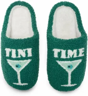 Living Royal Plush Slippers, Cozy Non-Slip Rubber Sole, Soft 100% Polyester, Silly Funny Comfortable Fuzzy Design