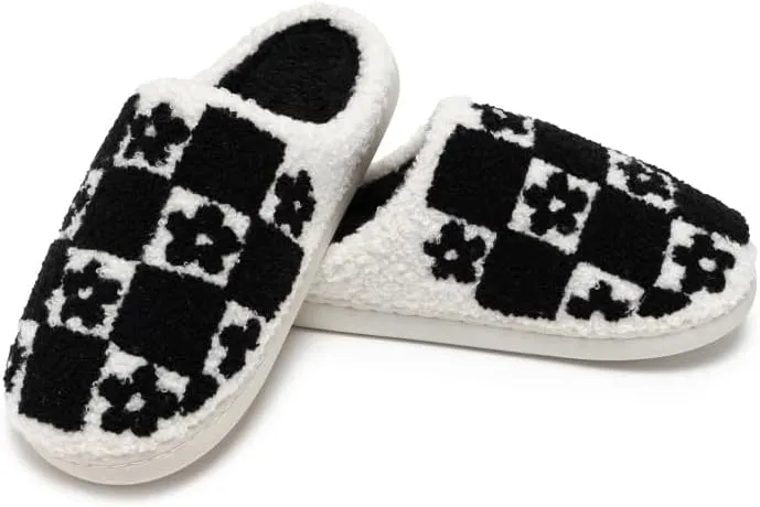 Living Royal Plush Slippers, Cozy Non-Slip Rubber Sole, Soft 100% Polyester, Silly Funny Comfortable Fuzzy Design