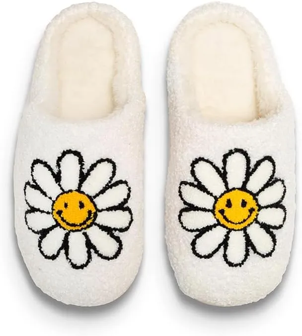 Living Royal Plush Slippers, Cozy Non-Slip Rubber Sole, Soft 100% Polyester, Silly Funny Comfortable Fuzzy Design