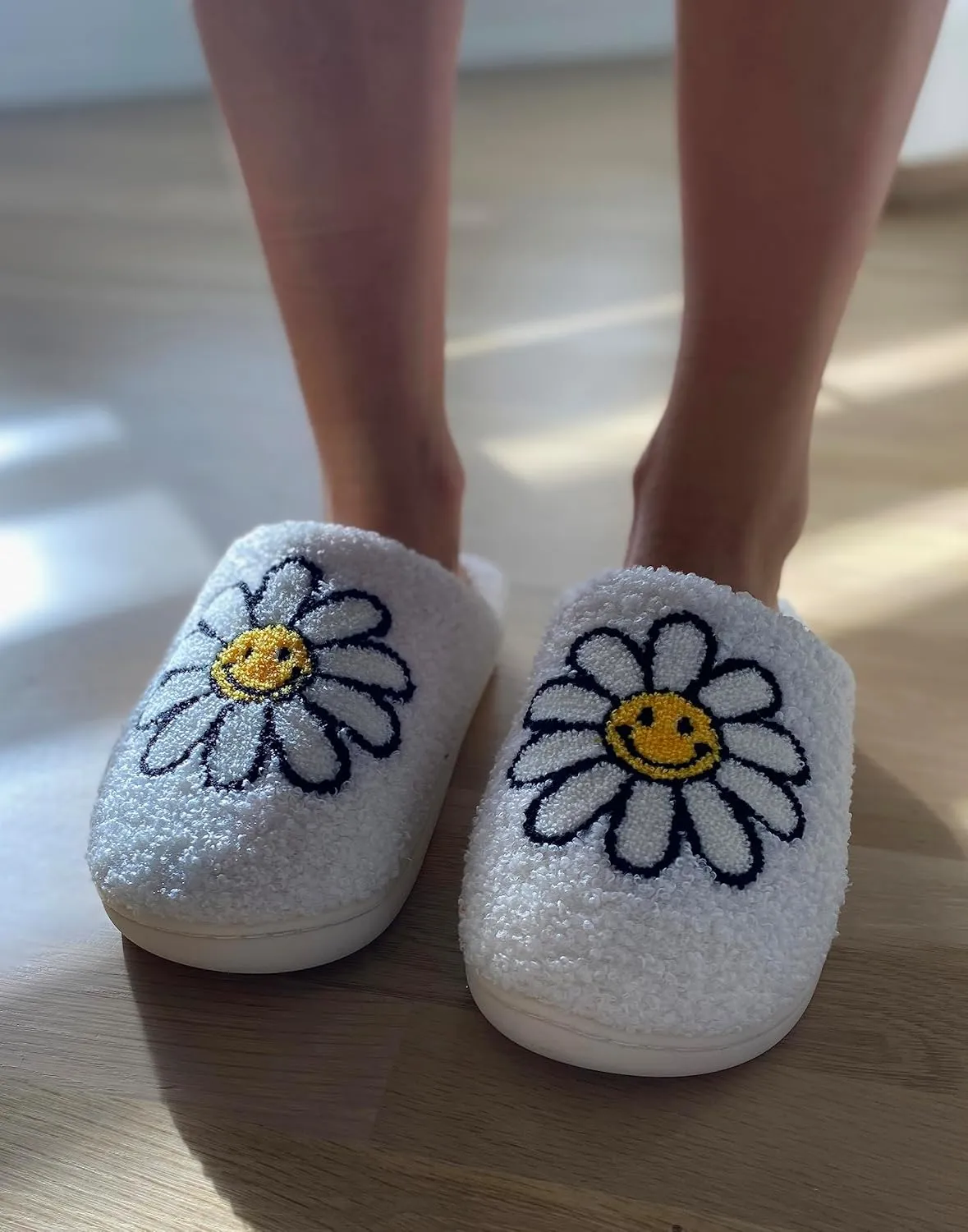 Living Royal Plush Slippers, Cozy Non-Slip Rubber Sole, Soft 100% Polyester, Silly Funny Comfortable Fuzzy Design