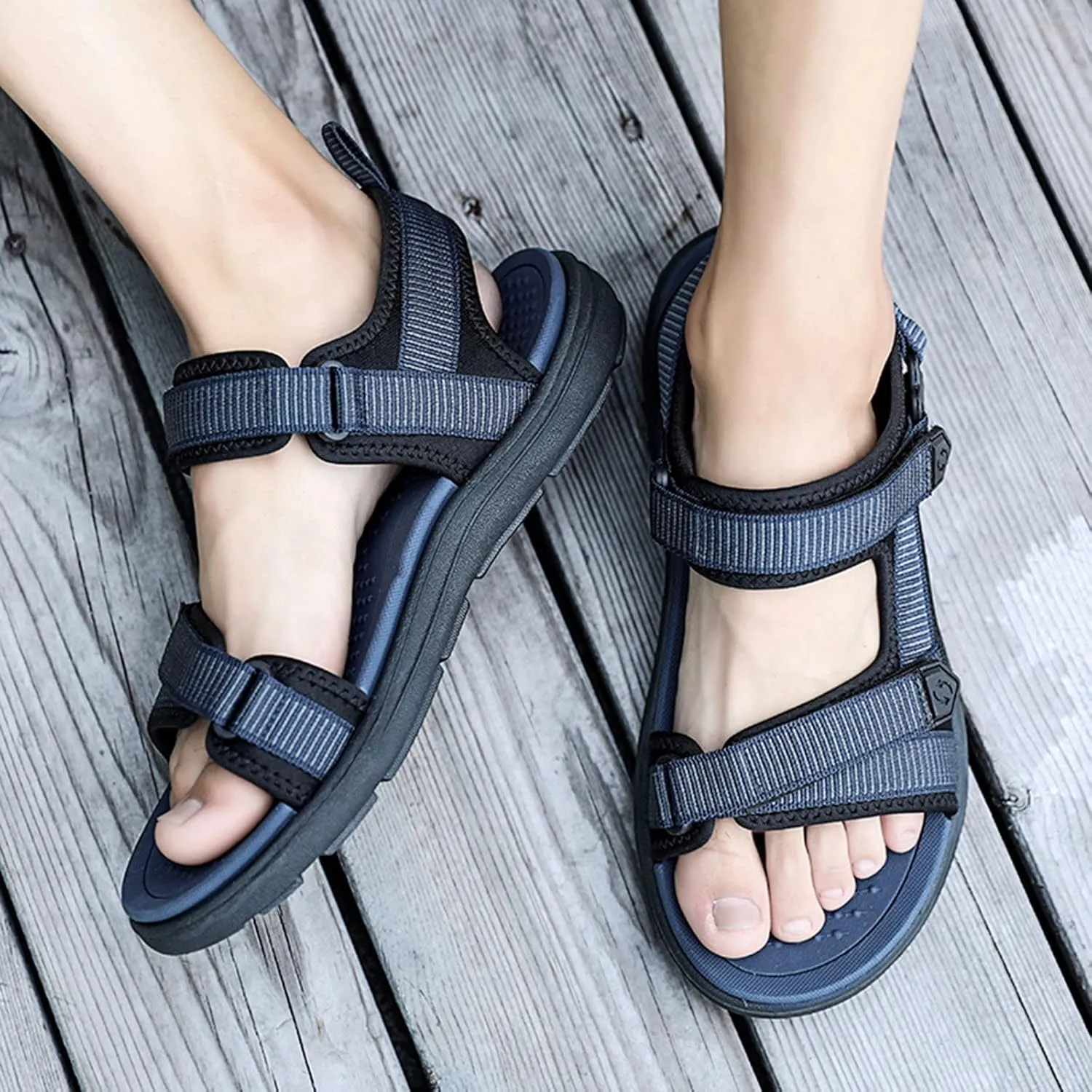 Men Flat Sandals Fashion And Comfort Soft Bottom Beach Sandals Soft Mens Comfortable Slippers