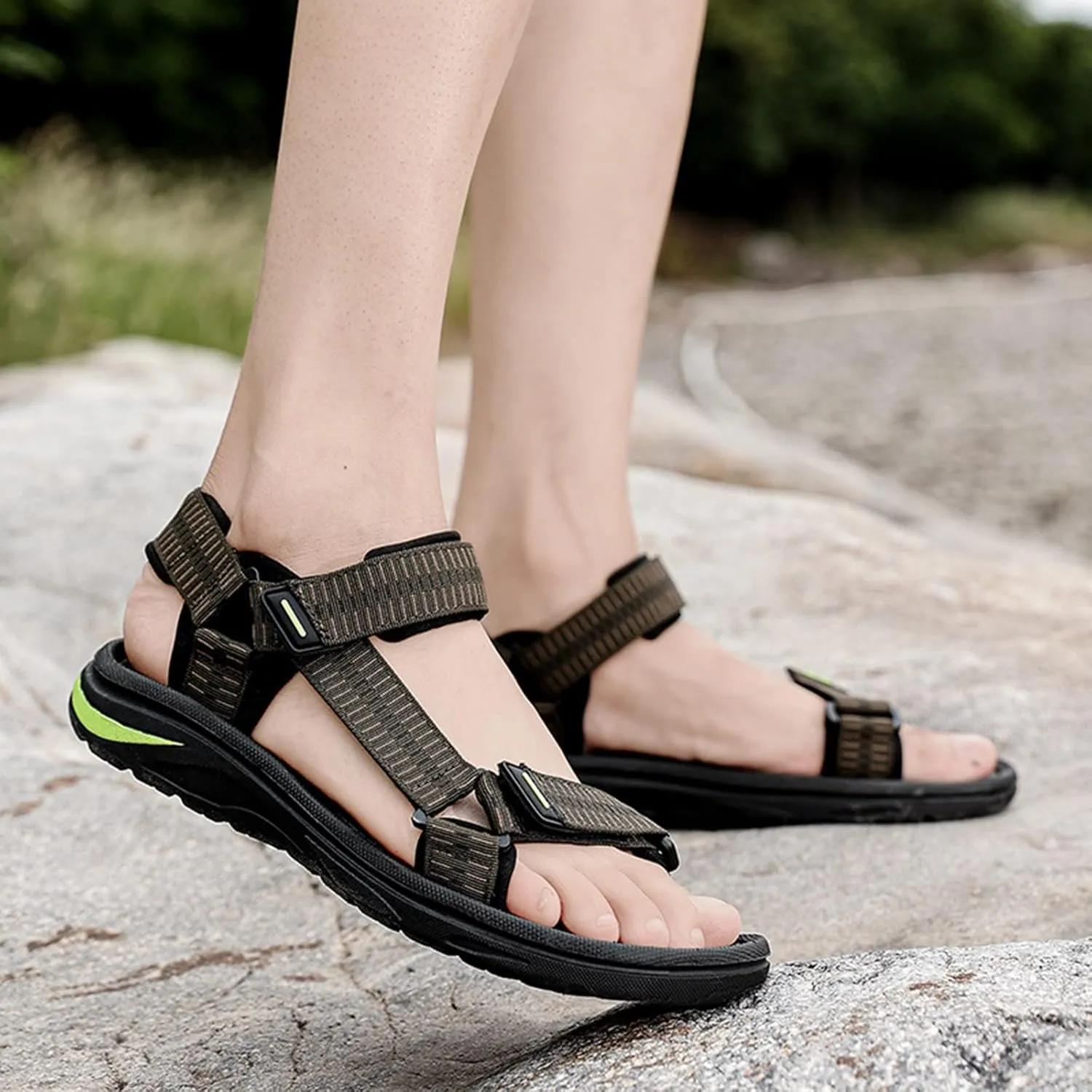 Men Flat Sandals Fashion And Comfort Soft Bottom Beach Soft Mens Slides Sandals