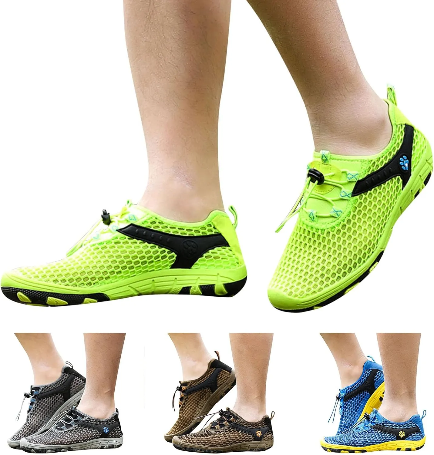 Men Sports Shoes Summer Mesh Breathable Comfortable Tracking Outdoor Sports Shoes Mens Sneaker Slippers