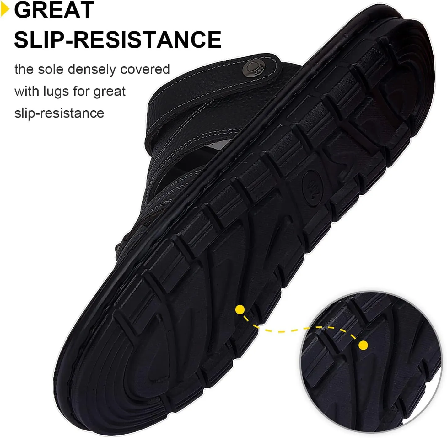 Men Summer Two Wear Strap Casual Open Toe Flat Soft Bottom Breathable Shoes Sandals Men Sandals