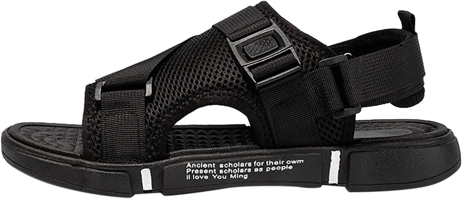 Mens Beach Sandals Sandal for Men Mens Sandals Casual Summer Outdoor Comfortable Adjustable Straps Sandal
