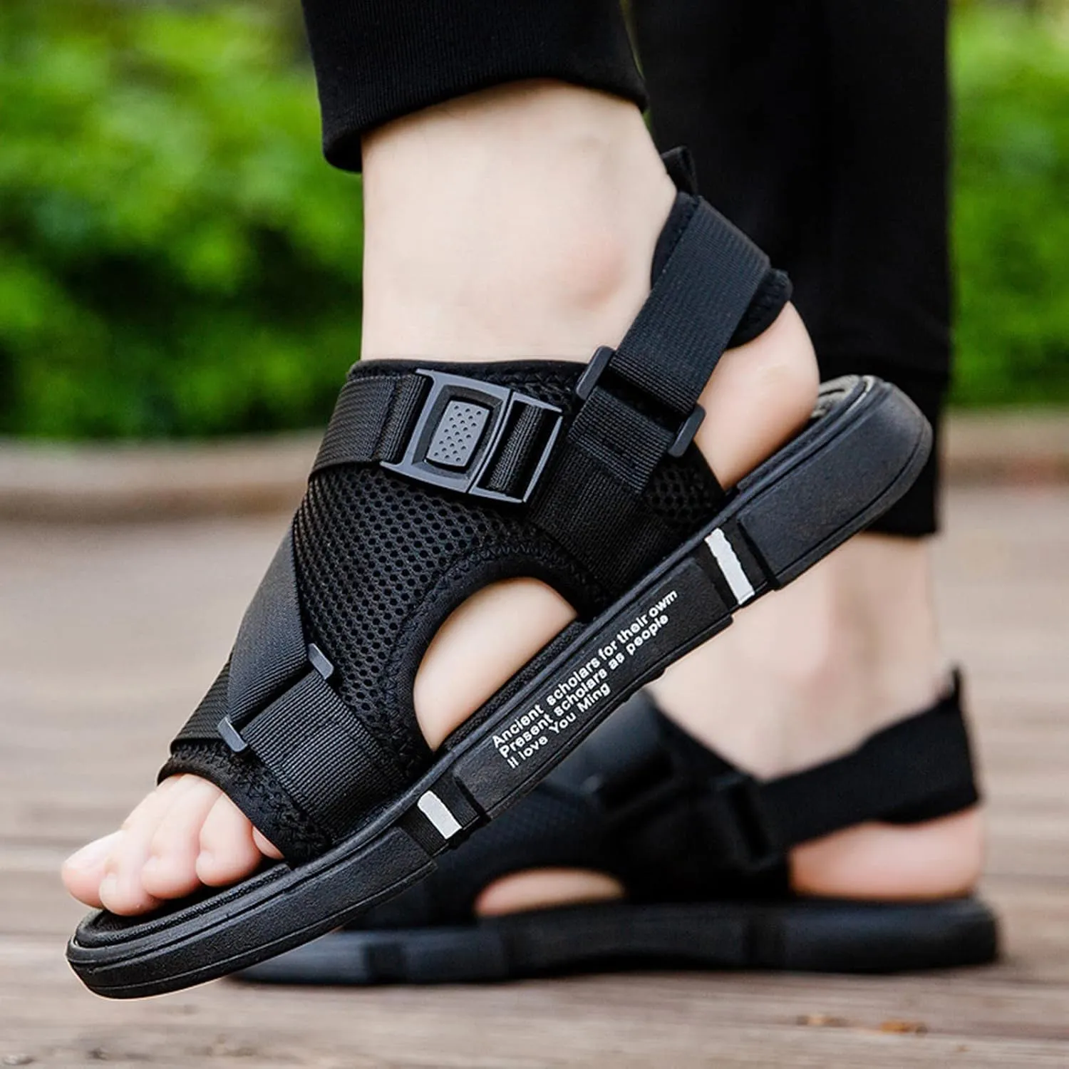 Mens Beach Sandals Sandal for Men Mens Sandals Casual Summer Outdoor Comfortable Adjustable Straps Sandal