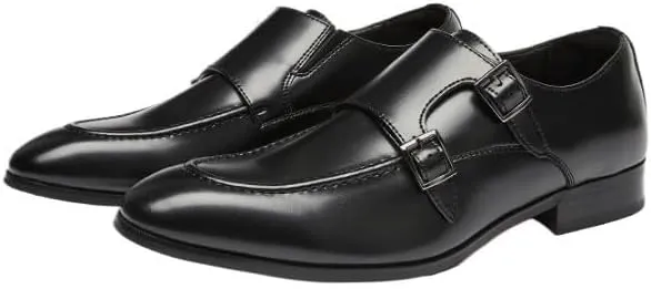 Men's Contemporary Cap Toe Oxfords Genuine Leather Dress Shoes with Anti-Fatigue Technology & Flex Sole