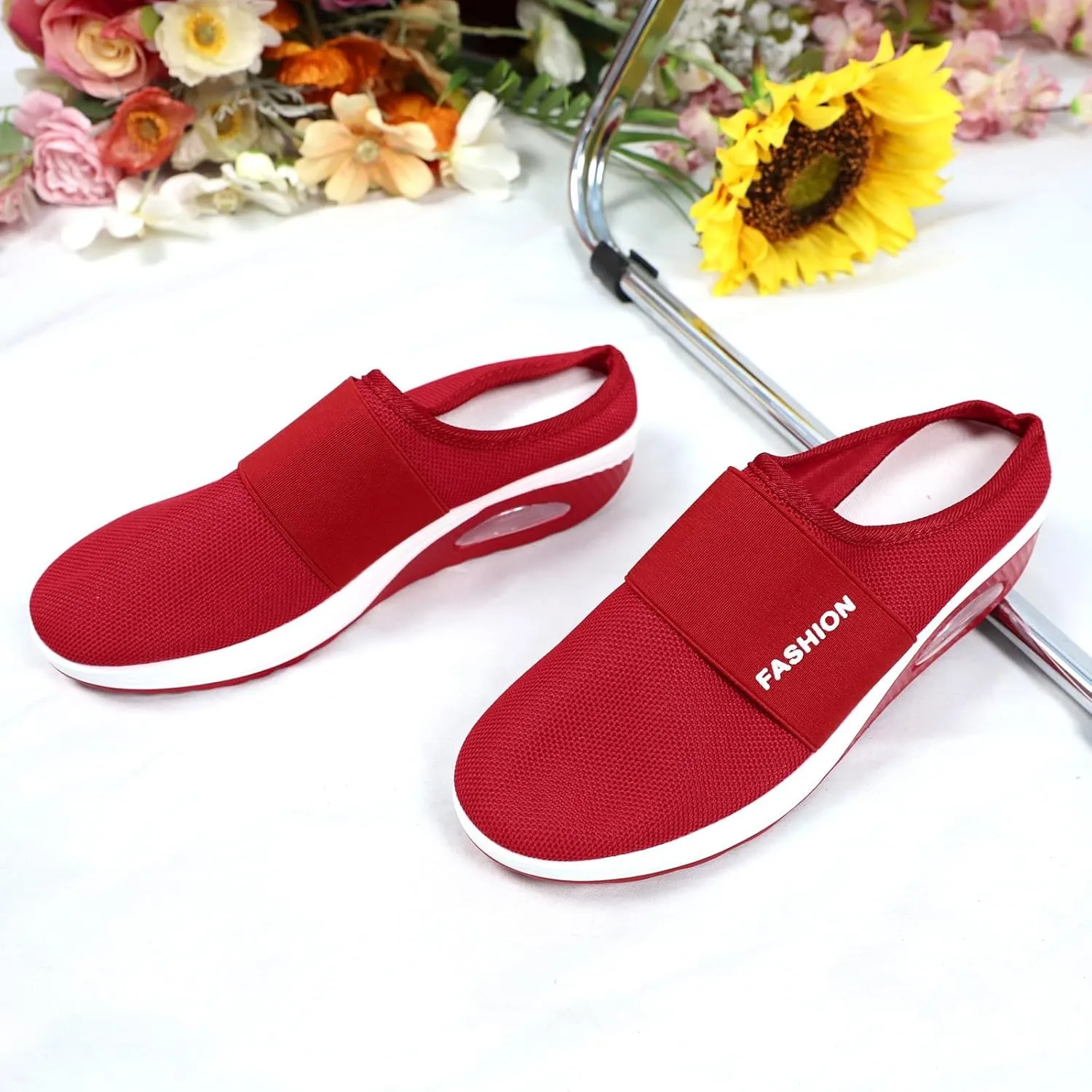 Mens Slippers with Arch Support Casual Mules Running Shoes for Men Boots Casual Shoes Trendy White Sneakers Red Tennis Shoe Loafers Dress Shoe