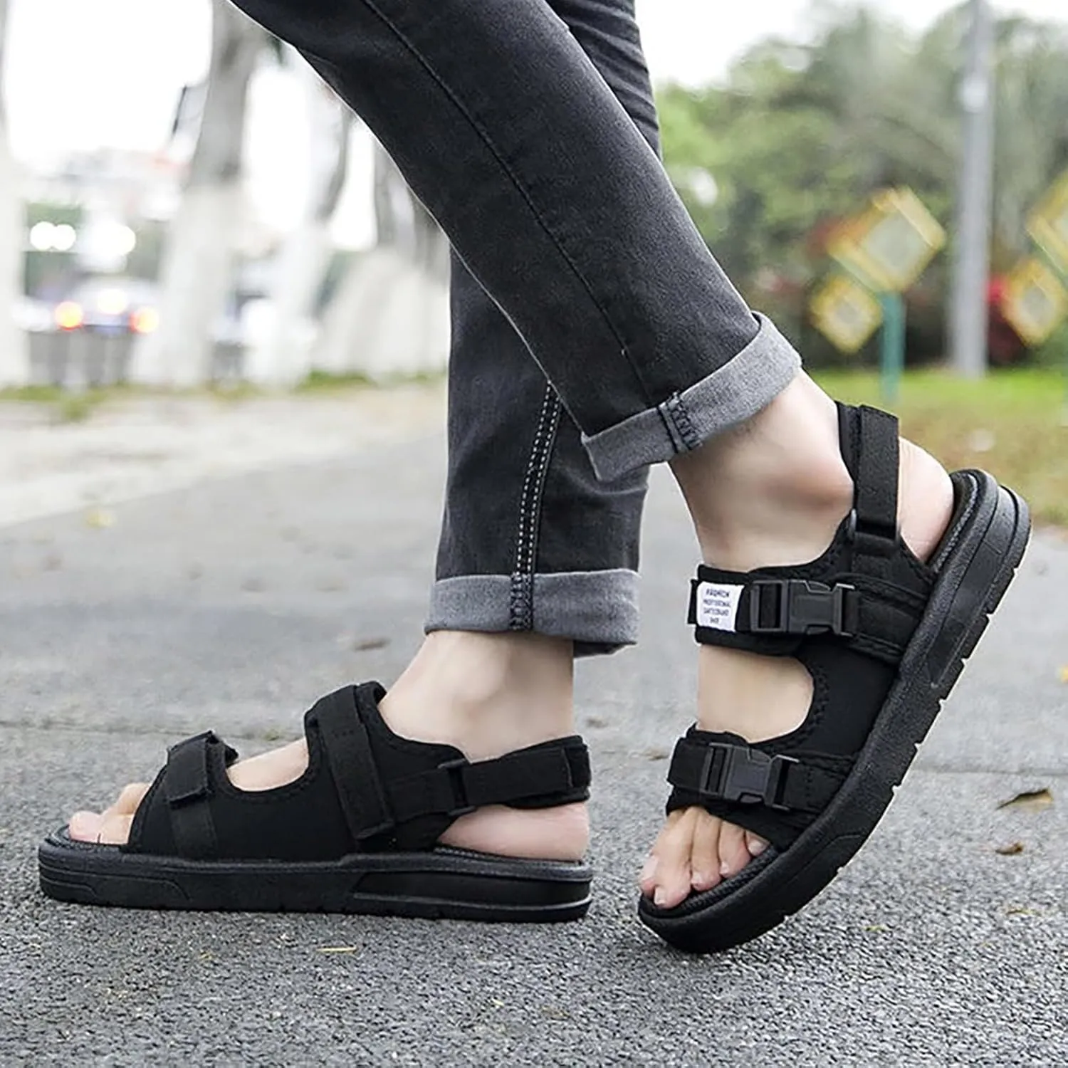 Men's Sports Sandals With Adjustable Strap For Summer Beach Athletic Men's Sandal with Arch Support