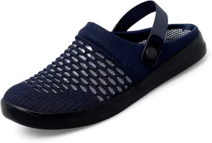Mules Clogs for Women 2025 Air Cushion Platform Mesh Mules Sneaker Sandals for Women Orthopedic Arch Support Slippers Men Wide Width Slip On Walking Shoes