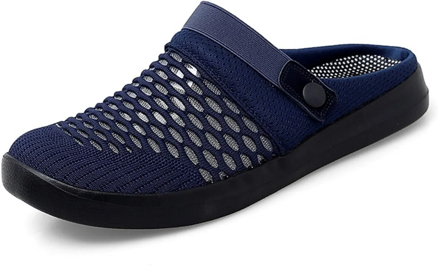 Mules Clogs for Women 2025 Air Cushion Platform Mesh Mules Sneaker Sandals for Women Orthopedic Arch Support Slippers Men Wide Width Slip On Walking Shoes