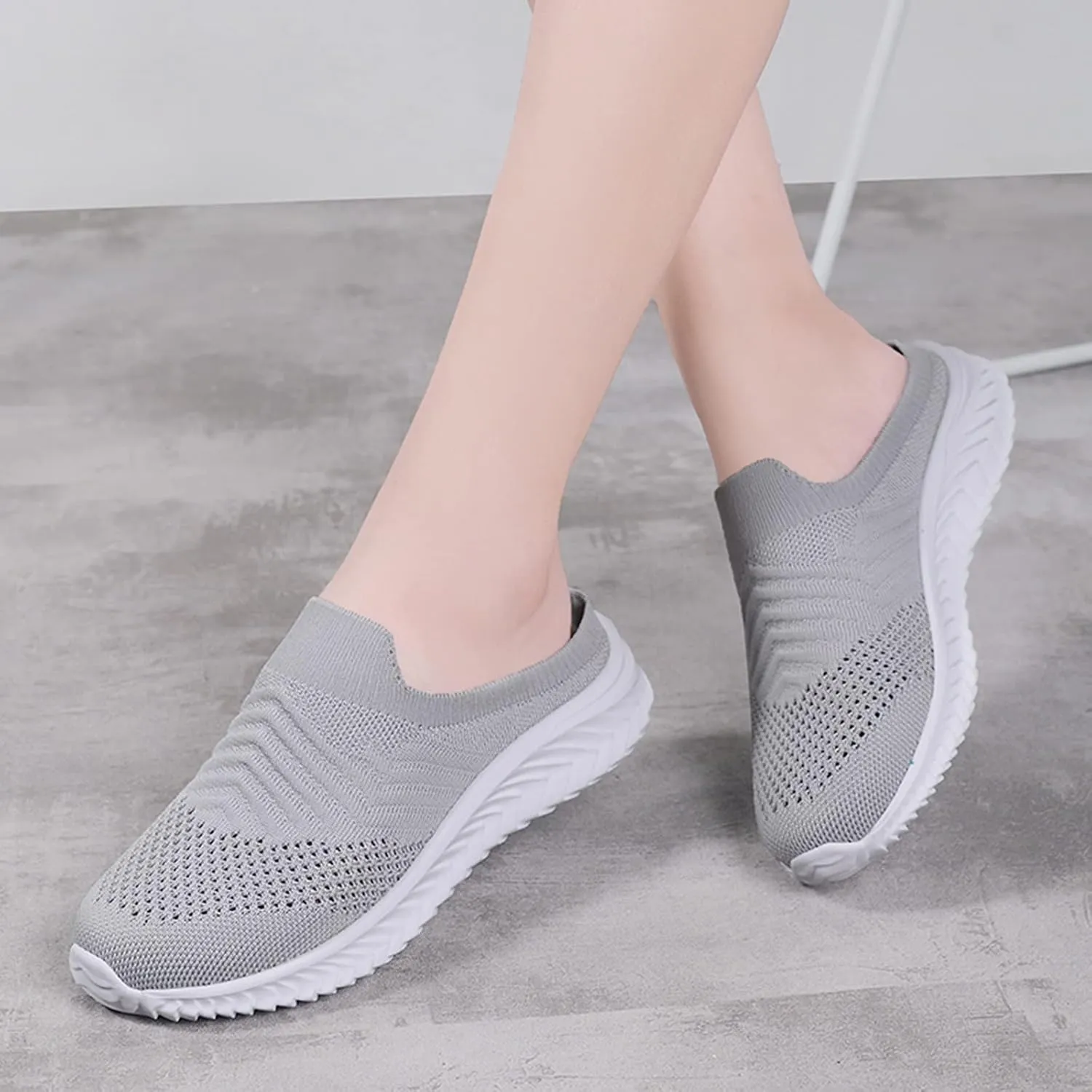 Mules for Women 2025 Backless Walking Sneakers Mens Tennis Shoes Comfort Casual Shoes Slip On Men's Fashion Sneakers Tennis Shoe Trainers Shoe