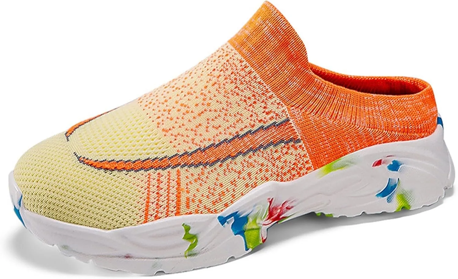 Mules for Women 2025 Backless Walking Sneakers Running Shoes for Women Jogging Women's Casual Shoes Women's Fashion Sneakers Slip On Tennis Shoe White Loafers