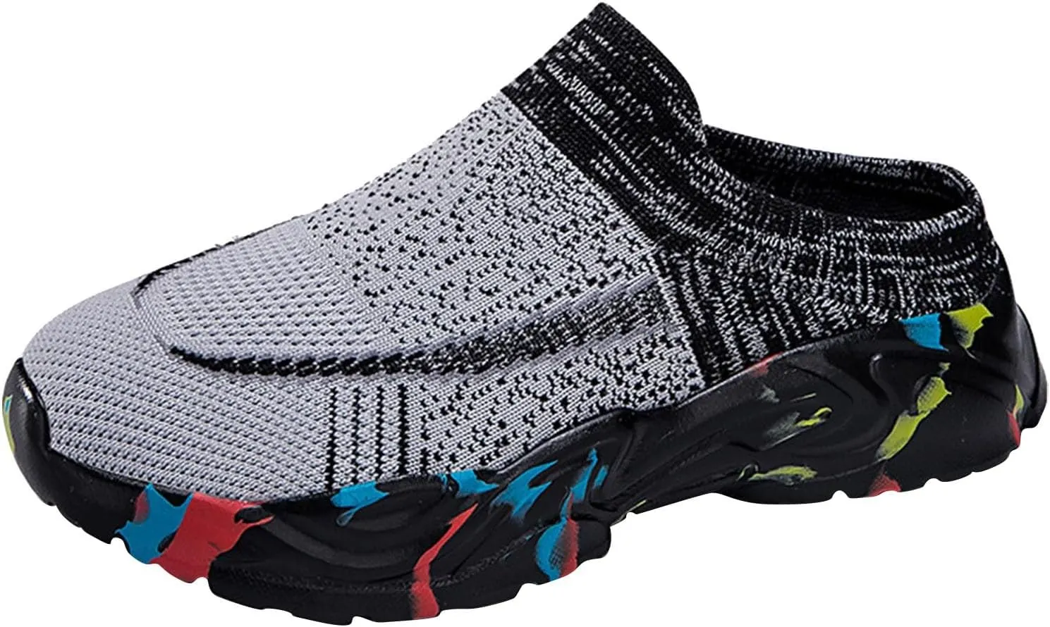 Mules for Women 2025 Backless Walking Sneakers Running Shoes for Women Slip On Casual Slip On Shoes High Top Sneakers White Tennis Shoe Casual Loafers