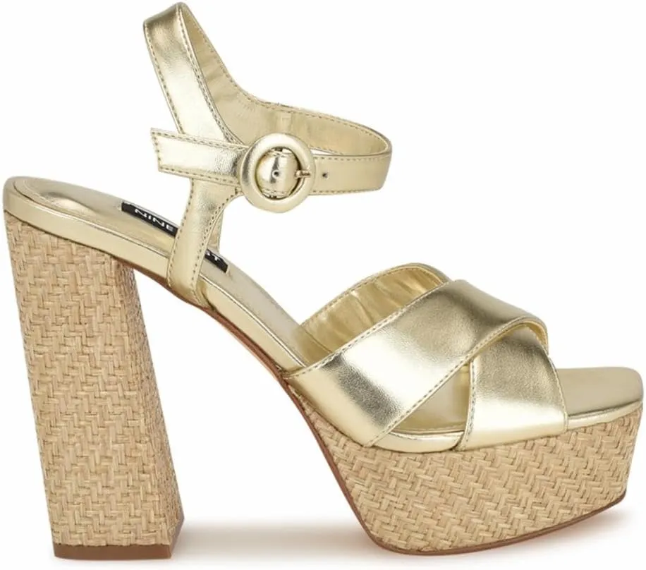 Nine West Women's Vallen Strappy Platform Sandal