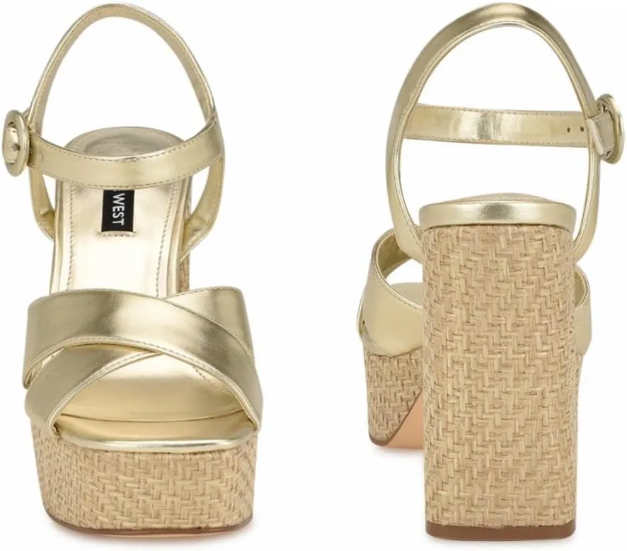 Nine West Women's Vallen Strappy Platform Sandal