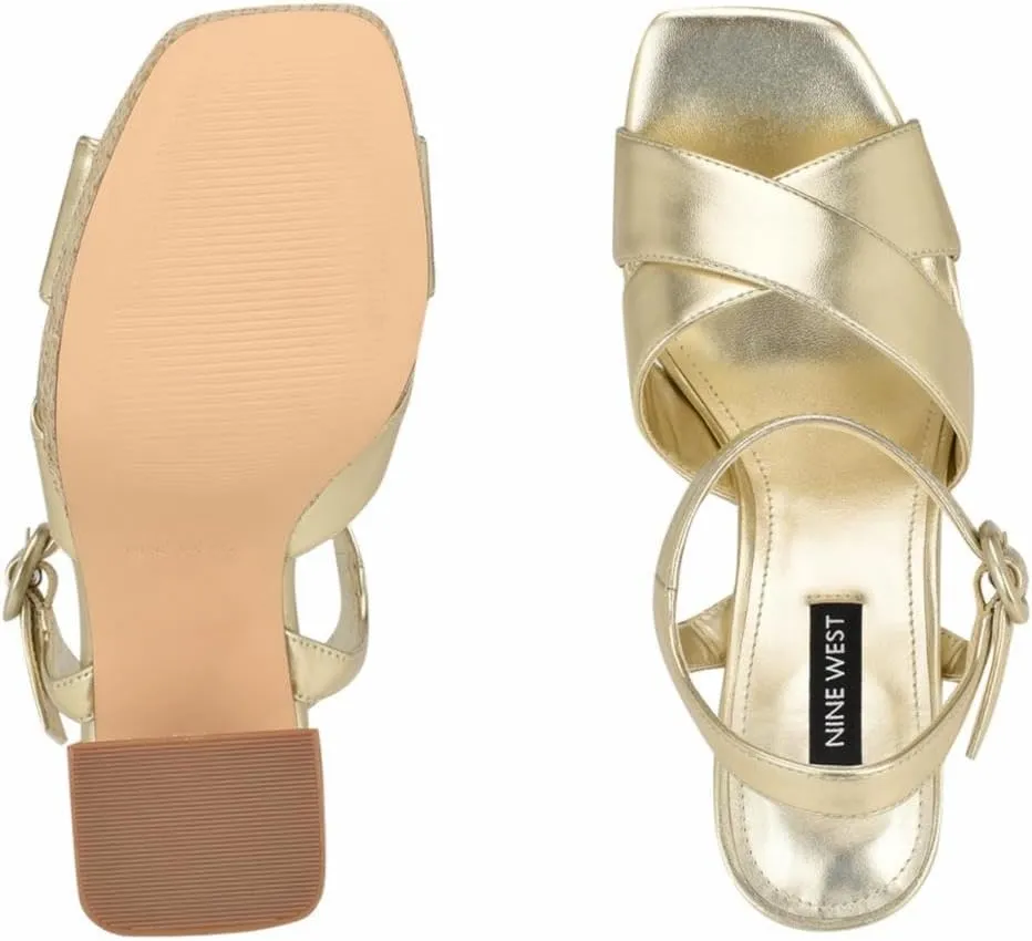 Nine West Women's Vallen Strappy Platform Sandal