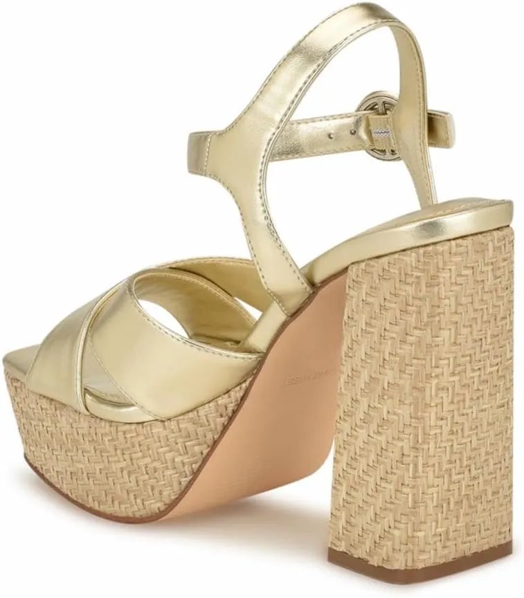 Nine West Women's Vallen Strappy Platform Sandal