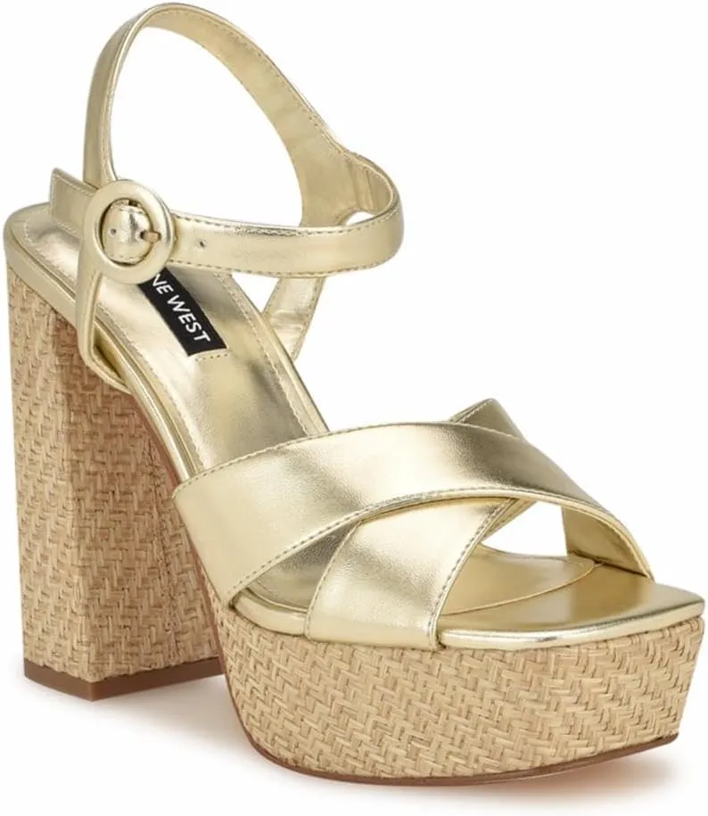 Nine West Women's Vallen Strappy Platform Sandal