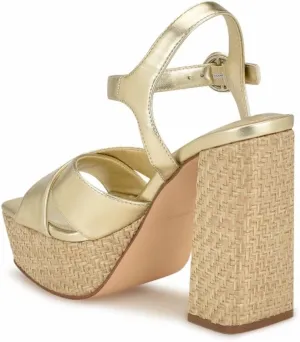 Nine West Women's Vallen Strappy Platform Sandal