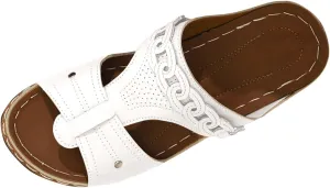 Orthopedic Sandals for Women Backless Slides Slip On Comfortable Anti-Slip Casual Dressy Wedge Sandales Arch Support