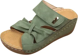Orthopedic Sandals for Women Slide Shoes Slip On Dressy Summer Womens Sandals Comfort Open Toe Wedge Sandals Walking