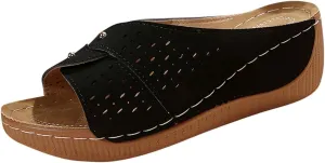 Orthopedic Sandals Womens Dressy Arch Support Ladies Slip on Wedge Sandal Today Summer Casual Slides