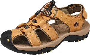 Outdoor Summer Walking Beach Hiking Fishing Barefoot Footwear Shoes Leather Sandals For Men Also Sandals