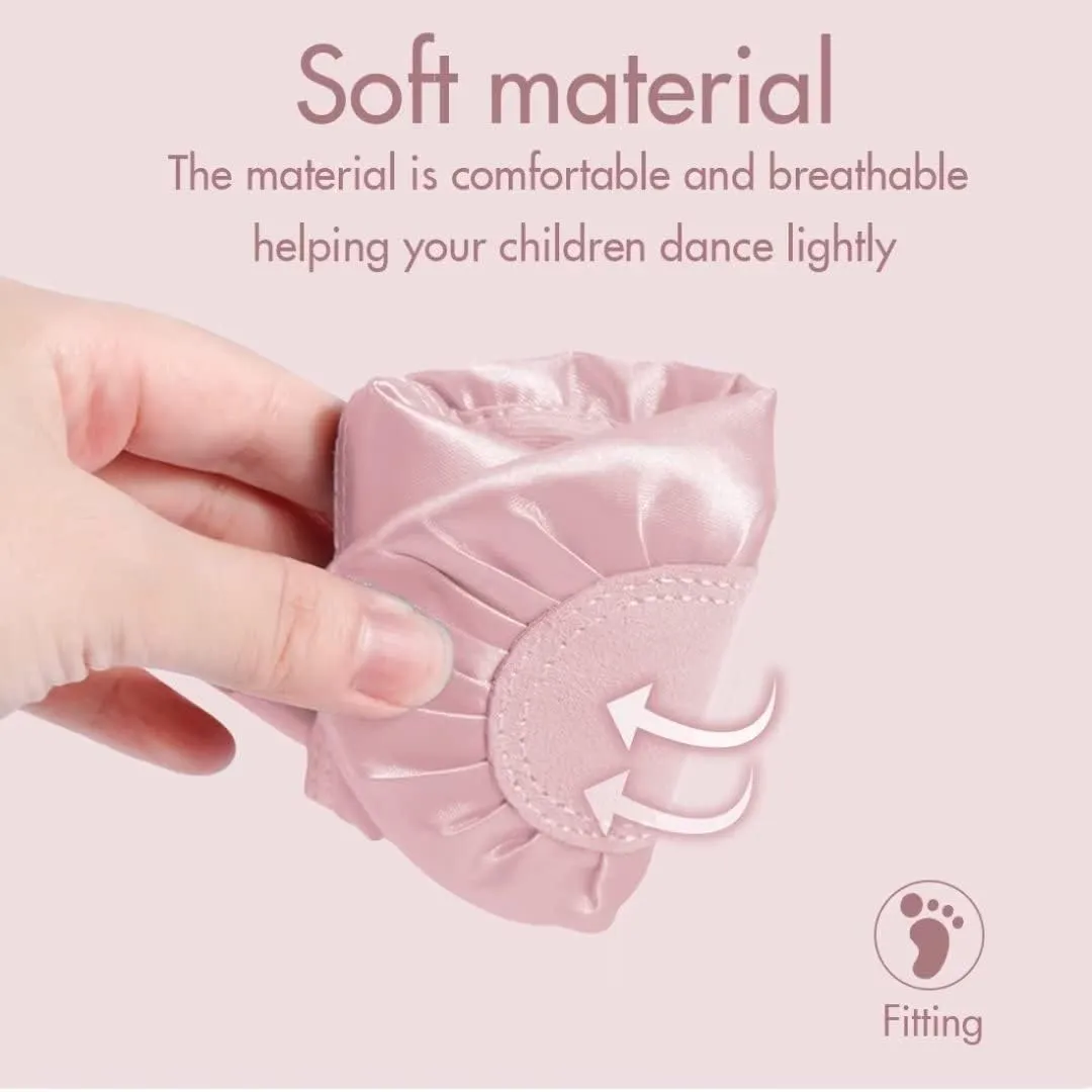 Satin Ballet Slippers for Girls - Toddler Dance Shoes (Little Kid/Big Kid)