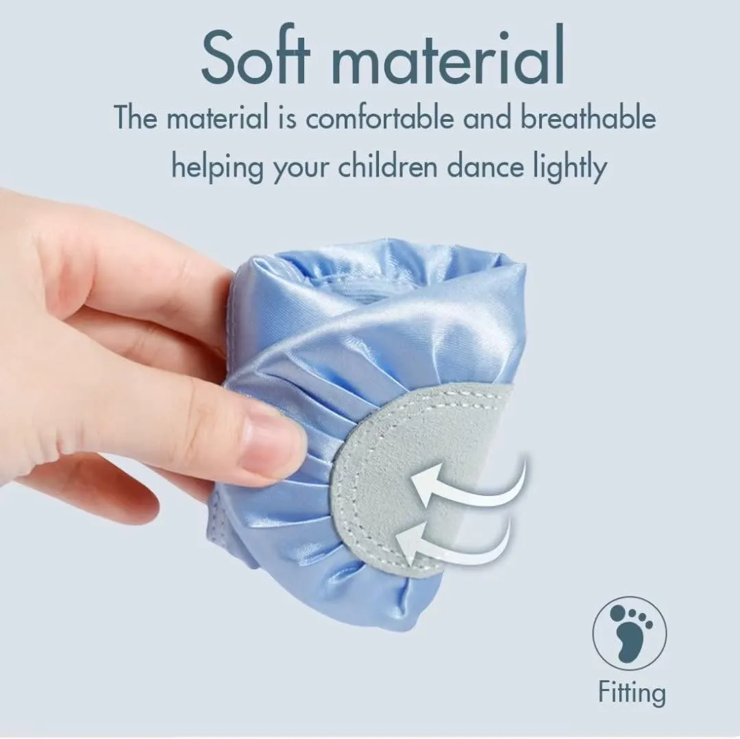 Satin Ballet Slippers for Girls - Toddler Dance Shoes (Little Kid/Big Kid)