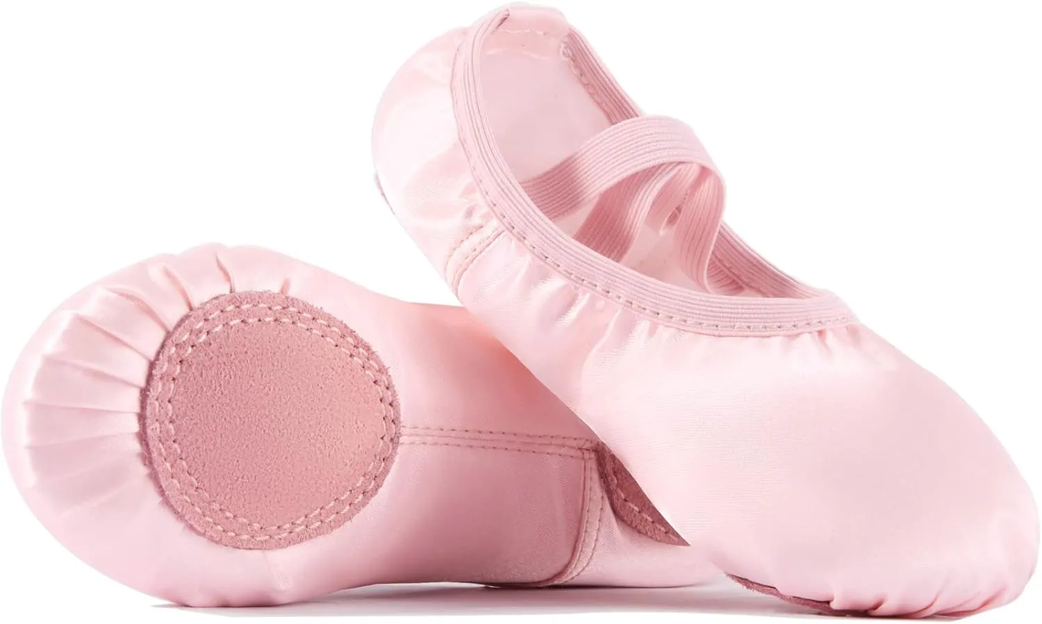 Satin Ballet Slippers for Girls - Toddler Dance Shoes (Little Kid/Big Kid)