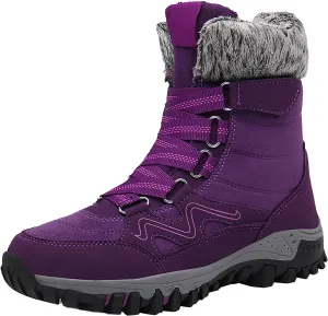 Snow Boots Hiking Men High Top Snow Boots Fashion Casual Women Snow Boots Winter Walking Shoes for Men