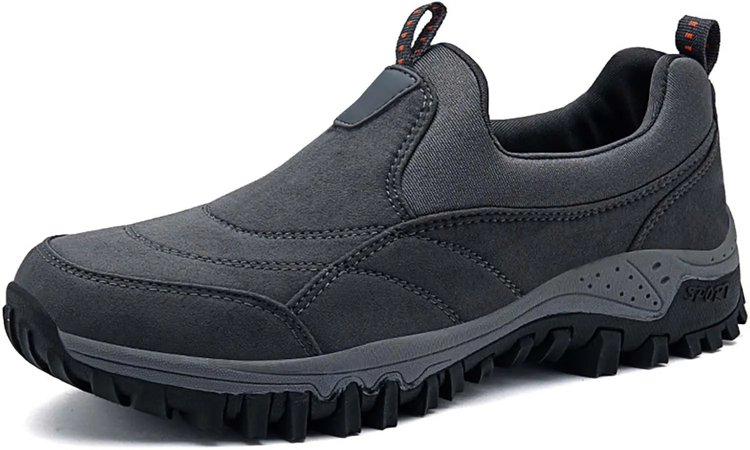 Snow Shoes for Men Womens Winter Non-Slip Work Boots for Men Slip On Walking Shoes