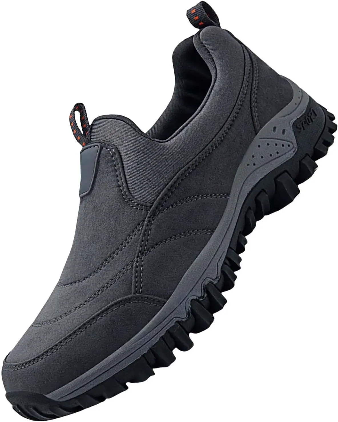 Snow Shoes for Men Womens Winter Non-Slip Work Boots for Men Slip On Walking Shoes