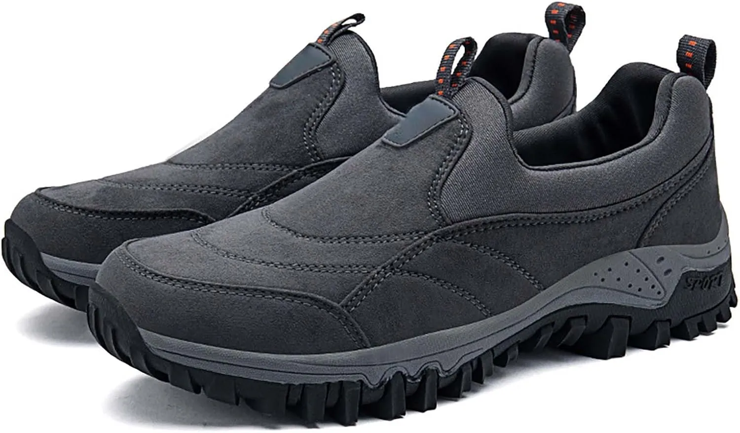 Snow Shoes for Men Womens Winter Non-Slip Work Boots for Men Slip On Walking Shoes