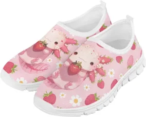 Stylish Slip On Flats Sneakers for Boys & Girls,Comfortable Athletic Shoes for Outdoor & Daily Wear,White Sole
