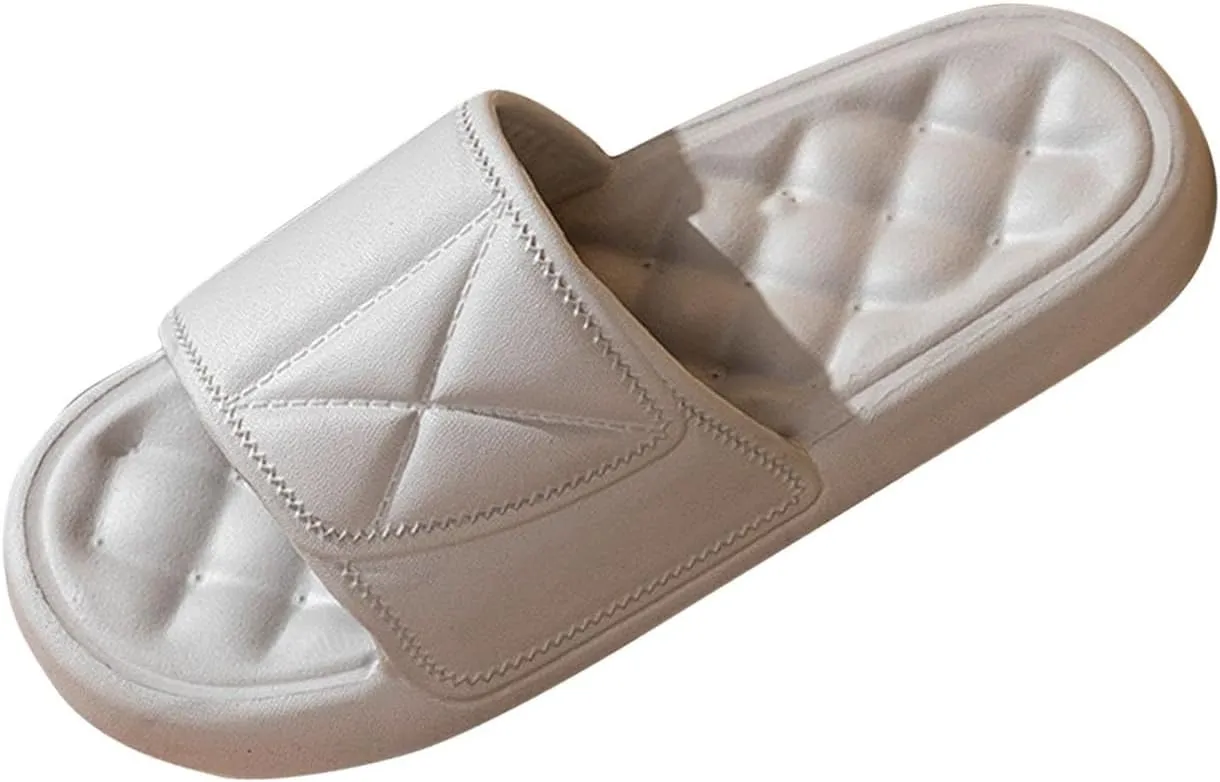 Summer Slippers for Women and Men Comfy Pillow Slipper Shower Slides Bathroom Sandals Pool Slide | Thick Sole 2025