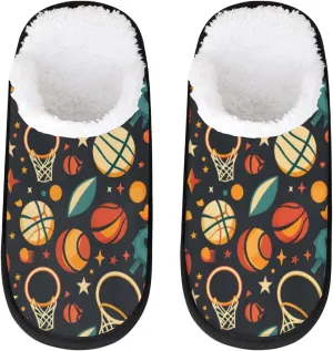 Tavisto Cozy Travel Slippers for Women Men, Non-Slip Sole Fleece Lining Washable House Shoes