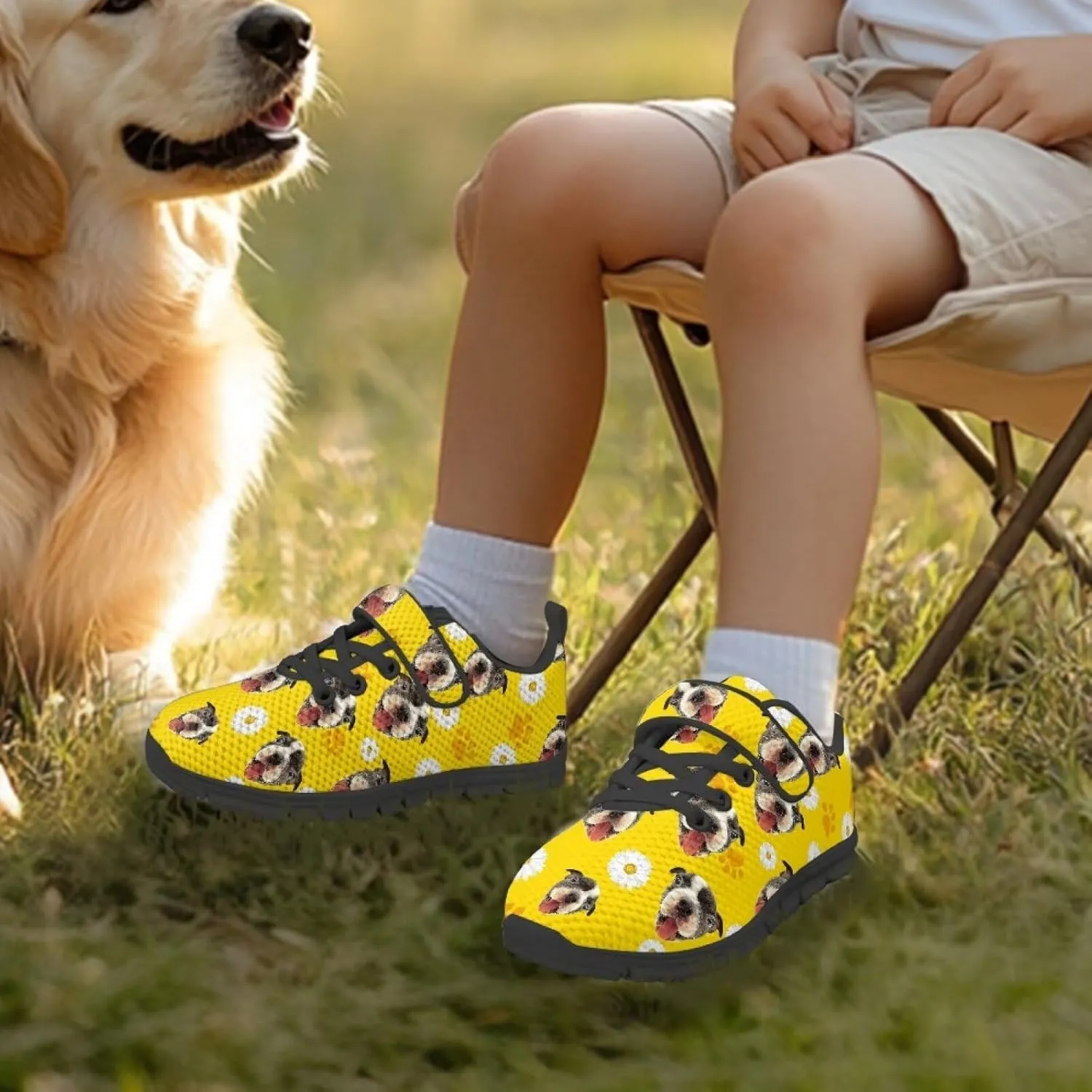Tennis Shoes for Boys Girls Slip On Strap Athletic Running Shoes Sneaker Wide Barefoot School Sneakers for Children/Big Kids/Toddler US 11-15
