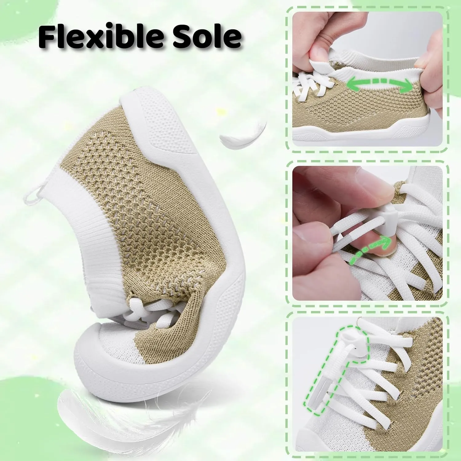 Toddler Shoes Boys Girls | with Arch Support | Slip-on| Barefoot | Breathable & Non-Slip Tennis Shoes