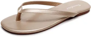 VenusCelia Women's Colorful Wide Flip Flop