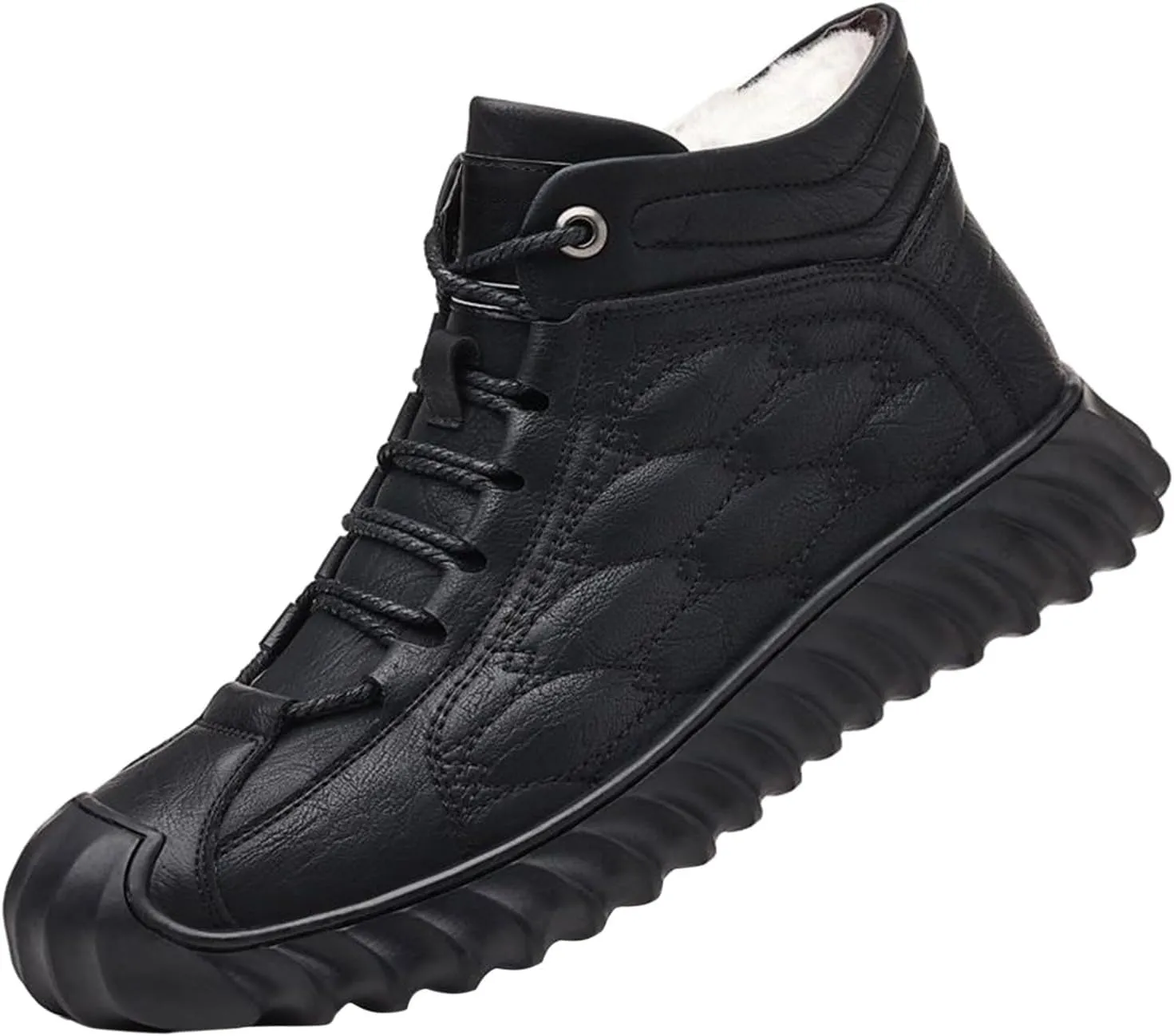 Winter Boots for Women Warm Plush Lined Snow Shoes Slip on Ankle Booties Comfortable Anti Slip Outdoor Boots