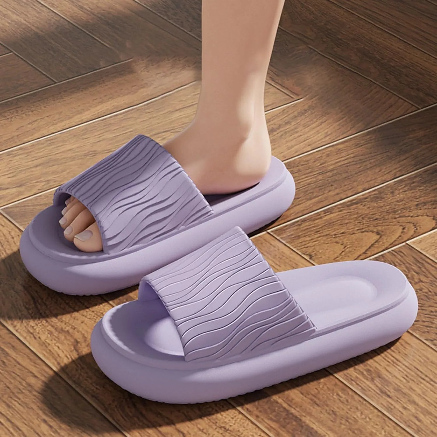 Women Men Pillow Slides Slippers Comfy Soft Thick Soled Sandals for Home Bathroom Shower Beach Slide Snadal Summer