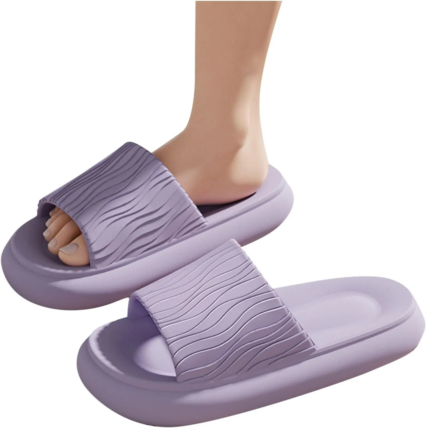 Women Men Pillow Slides Slippers Comfy Soft Thick Soled Sandals for Home Bathroom Shower Beach Slide Snadal Summer