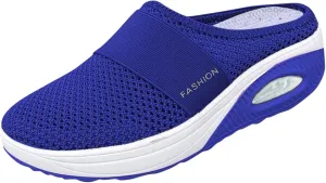Women's Backless Slip on Mesh Sneakers Shoes Mens Dress Shoes Fashion Casual Slip On Shoes Women's Fashion Sneakers White Tennis Shoe Trainers Shoe