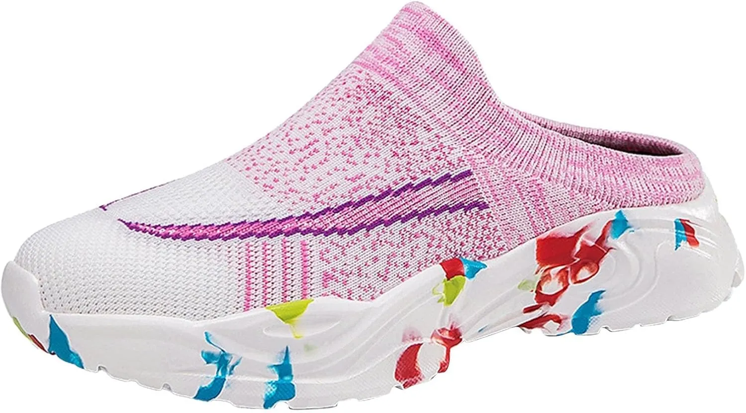 Women's Backless Walking Sneakers Summer Slip-on Running Shoes for Women Wide Dress Casual Shoes High Top Sneakers Black Tennis Shoe Loafers Casual Slip On