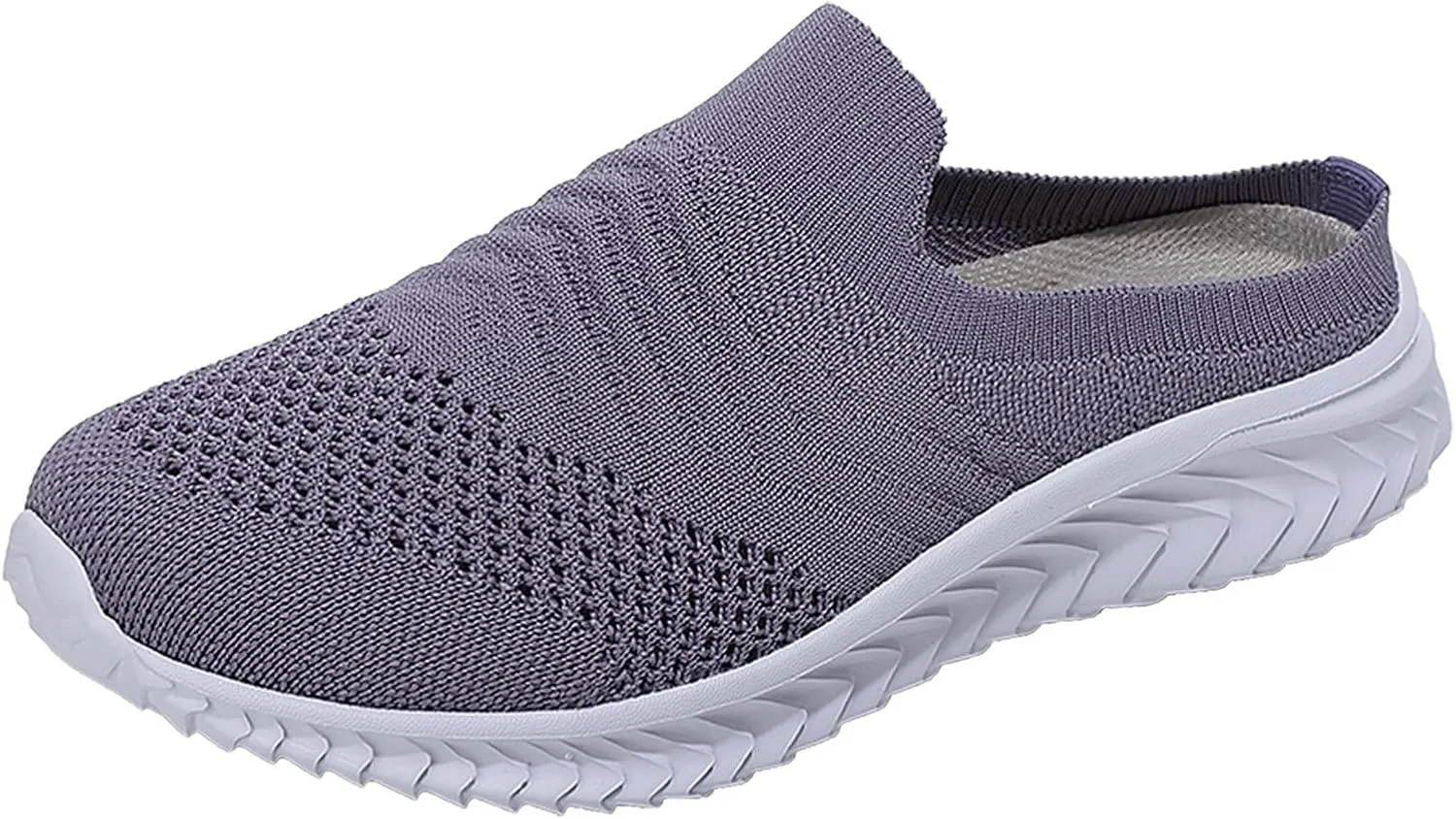 Women's Backless Walking Sneakers Summer Slip-on Slip On Shoes Women Loafers Black Casual Shoes High Top Sneakers Steel Toe Tennis Shoe Trainers Shoe
