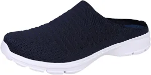 Women's Backless Walking Sneakers Summer Slip-on Slip On Shoes Women Loafers Black Casual Shoes High Top Sneakers Steel Toe Tennis Shoe Trainers Shoe